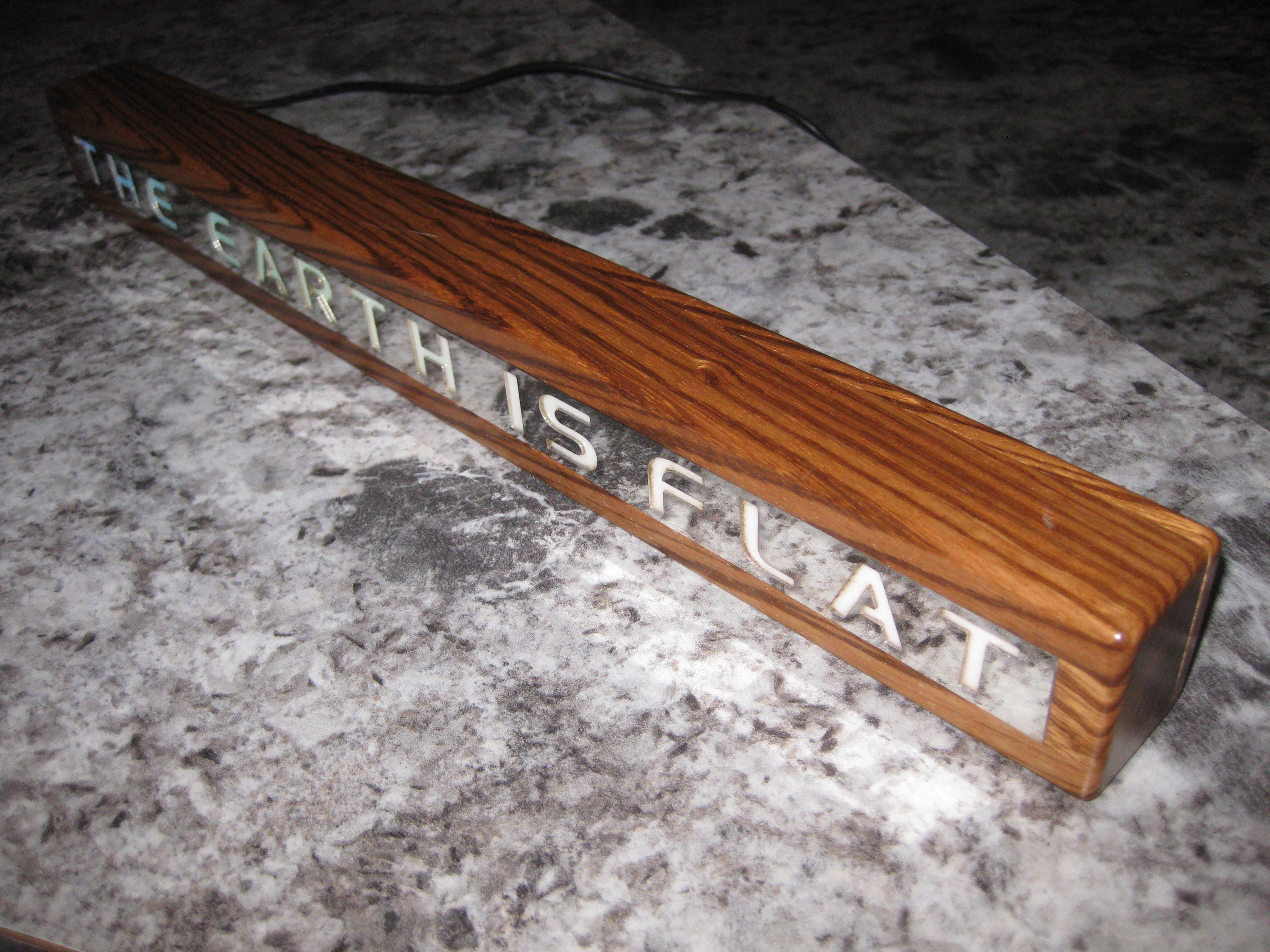 Zebrawood chase light marquee